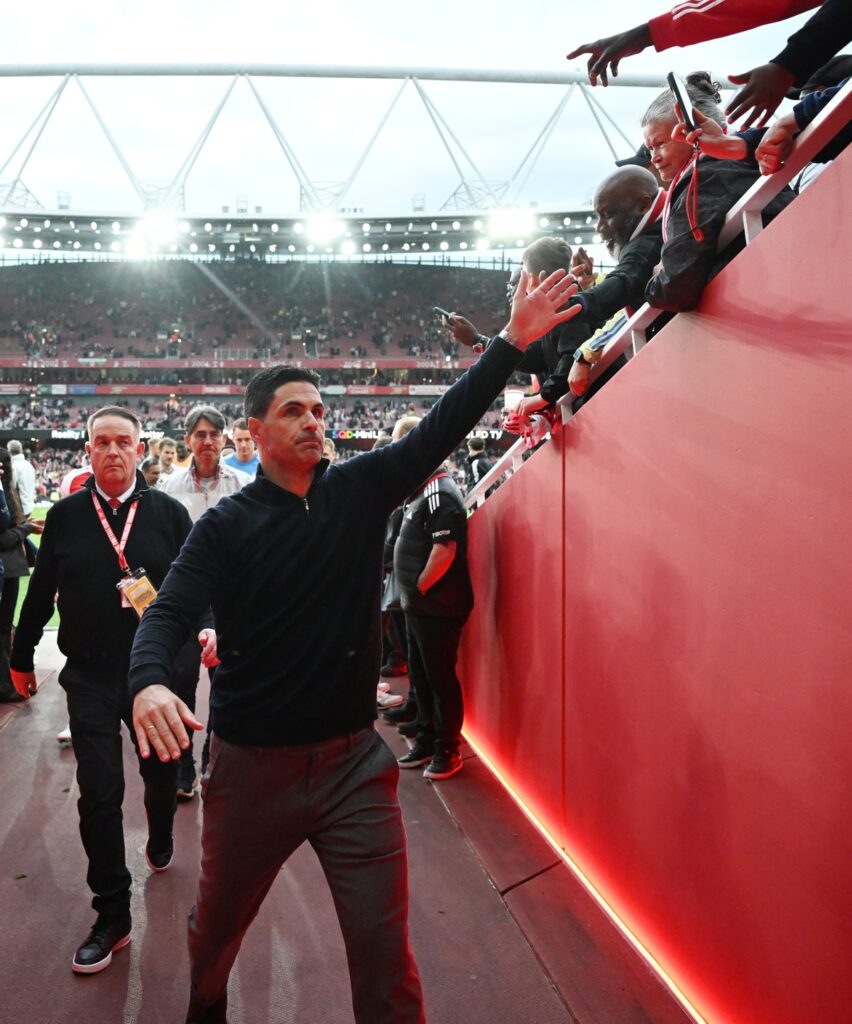 Mikel Arteta backs Arsenal fans to replicate ‘best’ Emirates atmosphere for historic night
