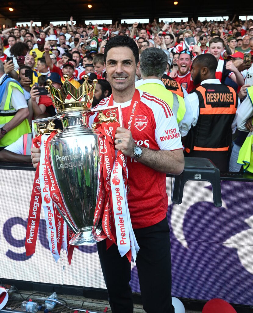 Arsenal: Josh Kroenke issues update on new Mikel Arteta contract after title win