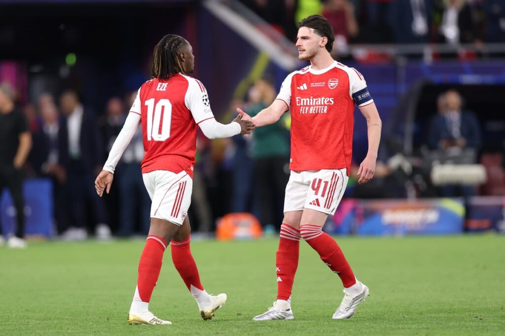 Arsenal: Declan Rice sends heartfelt message to ‘devastated’ Gabriel and Eberechi Eze