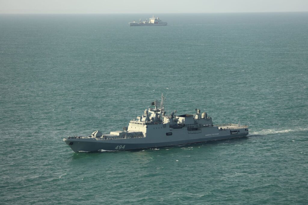 Royal Navy monitors Russian frigate in UK waters for entire month