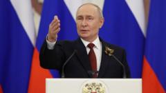 Putin says he thinks Ukraine conflict ‘coming to an end’