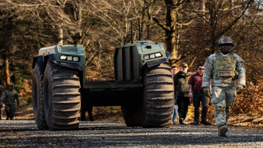 ‘Addressing one of the most dangerous missions in ground combat’: US Army robots (and AI) set to play a critical role in getting wounded soldiers off the battlefield without putting humans at risk