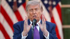 Trump administration unveils $1.7bn fund to compensate his allies as he drops tax lawsuit