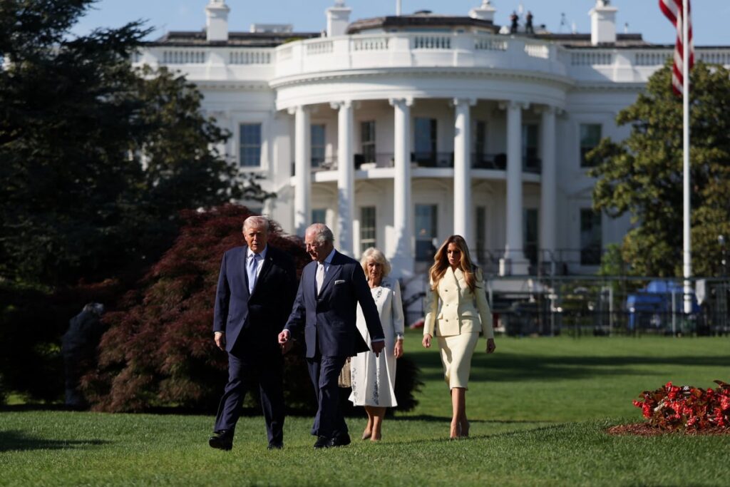 Charles and Camilla thought White House was ‘amazing’, says US president