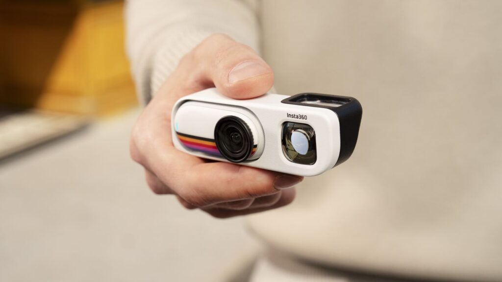 Insta360 reveals one of the wackiest camera kits for 2026 — its thumb-sized 4K camera with no screen can now include a waist-level optical viewfinder and new Polaroid-like look