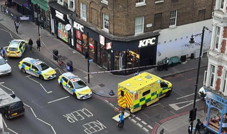 Four arrested after man stabbed in Clapham machete attack