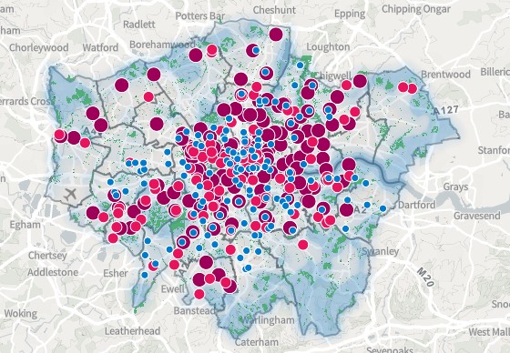 London’s coolest places revealed: Interactive map shows where to escape 35C heatwave