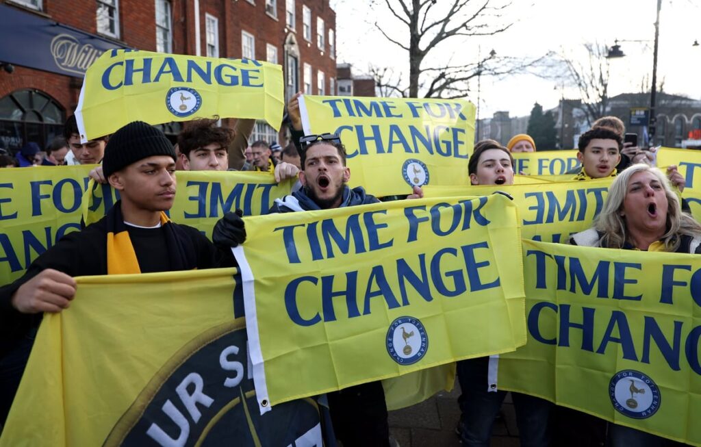 Tottenham fan group reveals new protest plans ahead of final day relegation shootout