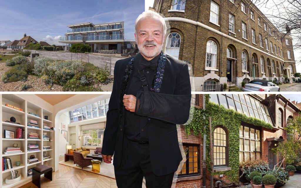 Graham Norton’s property portfolio as TV star slashes £700,000 off asking price for luxury London home