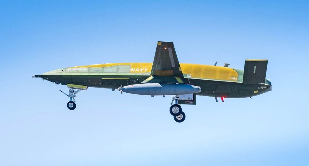 ‘Not just an aircraft’: US Navy MQ-25 Stingray drone hit a major milestone with maiden flight — largest US UAV ever built set to become world’s first autonomous tanker to take flight from an aircraft carrier and maybe feature in a Top Gun movie one day