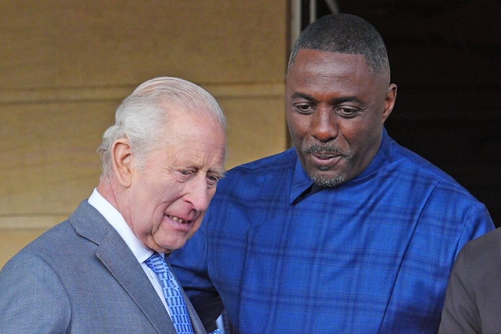 King told Sir Idris Elba he would DJ at palace garden party, actor says