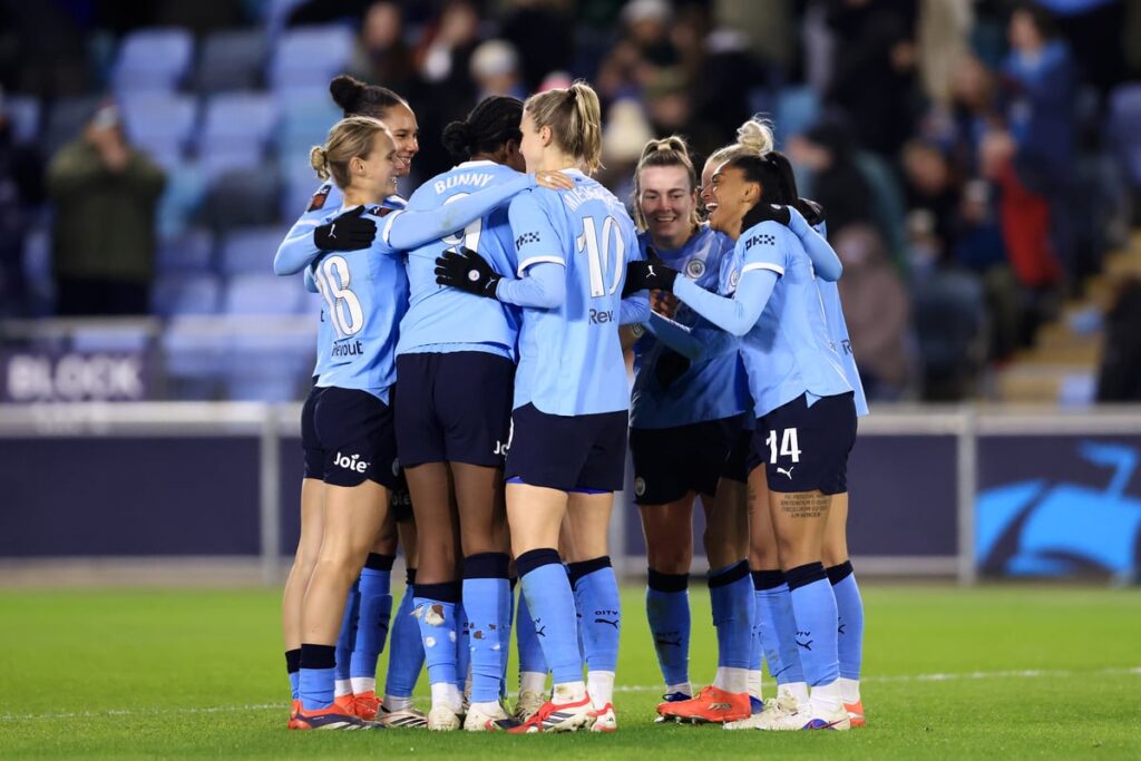 Man City clinch first WSL title in 10 years after Arsenal draw with Brighton
