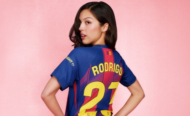 Why is Olivia Rodrigo’s logo on Barcelona’s El Clasico shirt?