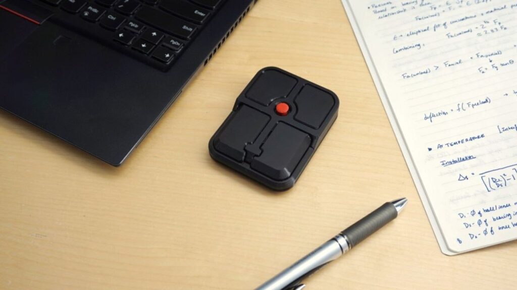 This weird-looking open-sourced computer mouse has four buttons plus a point stick which reminds me of IBM’s legendary red nipple joystick