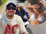 Kim Kardashian enjoys a romantic bike ride with boyfriend Lewis Hamilton before delighting the F1 star with bikini-clad snaps as their ‘intense’ romance heats up