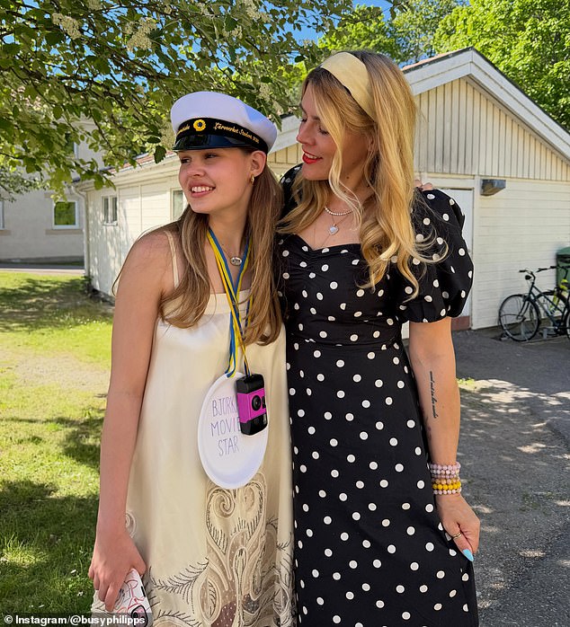 Dawson's Creek vet Busy Philipps took to Instagram on Monday to congratulate her daughter Birdie for graduating from a high school
