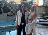 £320million ‘Princess of Soho’ India Rose James marries indie musician in raucous combined wedding and hen do in Vegas