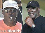 Michael Jordan’s body transformation revealed: Insiders spill secrets to his shredded-pecs overhaul after health fears… as he swaggers around Spain with glam wife Yvette