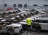 More than thirty Chinese made Jaecoo SUVs worth £900,000 go up in flames at Southampton docks