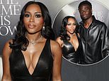 Arsenal star Bukayo Saka is supported by stunning WAG fiancée Tolami Benson as they rock his and hers leather at the premiere of his new documentary in New York