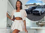 Venezuela Fury, 16, shows off the pricey purchases she’s made for her static caravan including £1000 crystal-encrusted bedding, a giant TV and a pair of Land Rovers parked in the drive