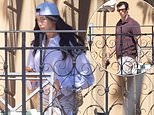 Dua Lipa and Callum Turner kick back on the balcony of their £6,000-a-night hotel in Sicily as they enjoy a moment of peace before £1million wedding weekend gets underway