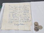 Back to the future: ‘Spooky’ 62-year-old time capsule discovered in a London park tells the finder to back a horse running in this weekend’s Derby