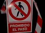 ‘Tourists go home!’ Furious Lanzarote residents glue shut Airbnb key boxes and put fake police tape to cordon off beauty spots as they blame British holidaymakers for sky high rents and overcrowded beaches