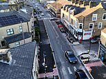 Traffic gridlock as council installs FOUR zebra crossings on 90-yard stretch of road: Fury as businesses lose trade and cars are stuck in long queues on town centre street