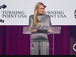 Erika Kirk is interrupted by heckler shouting disgusting slur… before she hits back with response that sparks a standing ovation