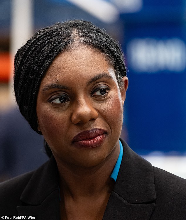 David Pears (the property tycoon set to become the Tory Party¿s first £1million donor of the year) is 'a huge admirer of Kemi,¿ whispers Andrew Pierce's mole in Tory HQ