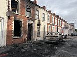 The innocent families caught up in Belfast anarchy: Two-month-old baby rescued from rioters and homes and cars set ablaze as city faces shutdown ahead of second night of violence