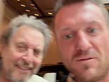 Tommy Robinson meets Elon Musk’s father in ‘civilised society’ Russia before putting out calls for people to protest in UK over Belfast stabbing