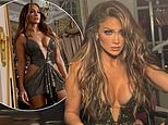 Jennifer Lopez, 56, sets pulses racing in a extreme plunging silver cut out minidress as she poses for sizzling snaps in Cannes after revealing who she wants to have ‘sex’ with
