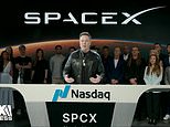 SpaceX rockets past Amazon and Microsoft to become world’s fourth biggest company in blistering stock market rally