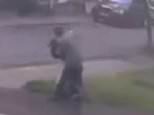 Moment girl, 17 is stabbed in the neck on residential street as armed police arrest man, 30, on suspicion of attempted murder