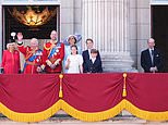 Duke of Kent cuts a lonely figure as he joins King Charles’ slimmed-down Royal Family on the balcony less than a year after the death of his wife