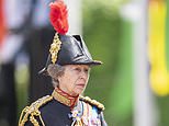Princess Anne takes the reins: King’s sister pays tribute to the monarch by riding the same horse he did during his last Trooping the Colour on horseback before his cancer diagnosis