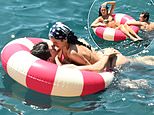 Bikini-clad Dua Lipa and new husband Callum Turner can’t keep their hands off each other as they pack on the PDA in steamy photos during lavish Amalfi coast honeymoon