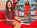 BBC News star Amy Garcia, 45, hits back at ‘rude and entitled’ troll with defiant snap after being blasted for wearing dresses that are ‘too short for her age’