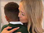 Ore Oduba’s son, 8, is left in tears after being forced to leave his private prep school halfway through term amid the financial fallout of his parents’ divorce