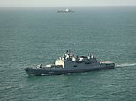 Russian warship ‘fires warning shot at a British yacht in English Channel’