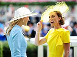A beautiful friendship: Princess of Wales catches up with elegant Lady Gabriella Windsor at Royal Ascot – after supporting her in the wake of her husband Thomas Kingston’s death
