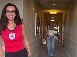 Jordan Pickford’s wife Megan salvages a last-minute outfit despite losing her luggage as she films a hilarious clip with Ollie Watkins’ spouse Emily before the WAGs head to Dallas for England’s first World Cup match