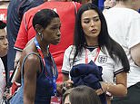 Jude Bellingham’s American girlfriend cheers on England alongside his mother – amid feud with her homeless mum