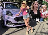 Katherine Ryan buys her daughter Violet, 17, a sparkly £30k car for her birthday as the teen proudly poses in front of her new wheels