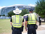 Police arrest six people during England’s opening World Cup win in Dallas – none of them Brits – as fans knock back more than 45,000 pints