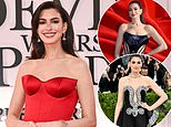 How Anne Hathaway hid her baby bump during Devil Wears Prada promo tour: Expecting star, 43, used clever styling tricks to keep pregnancy under wraps
