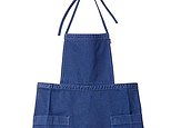 Harrods sells blue Miu Miu apron for an eye-watering £1,470 after it appeared on the Paris Fashion Week catwalk last year