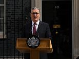 Keir Starmer’s resignation speech is drowned out by ‘Brexit Song’: Protester who interrupted Rishi Sunak’s election announcement strikes again
